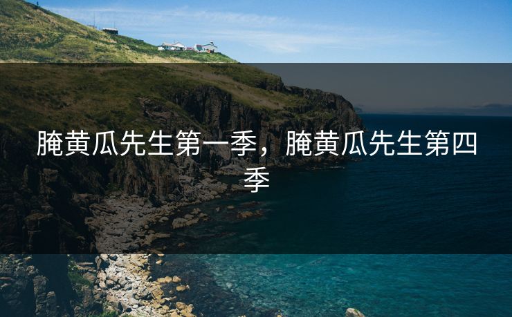 腌黄瓜先生第一季,腌黄瓜先生第四季 腌黄瓜先生第一季,腌黄瓜先生第四季